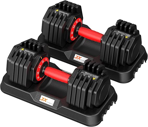 JX FITNESS Verstelbare Halterset