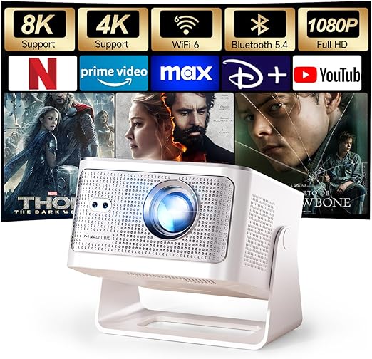 Magcubic 4K 8K Draagbare Projector