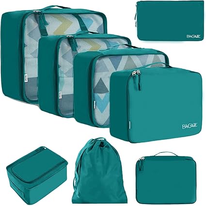 BAGAIL 8-Delige Packing Cubes Set