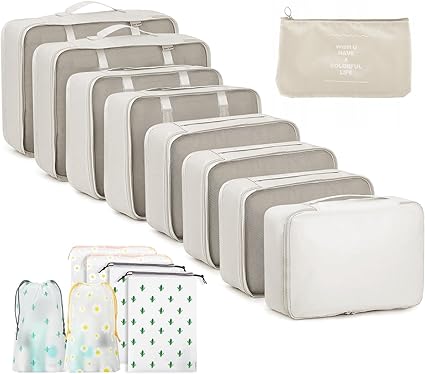 GIBOHOM Kofferorganizer 15 stuks