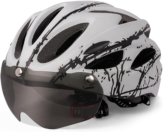 Alomejor Fietshelm met Magnetisch Vizier