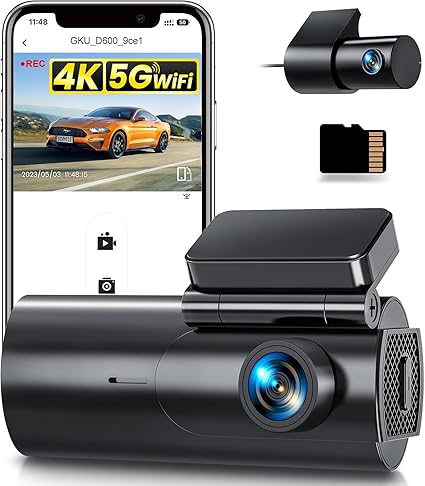 GKU 4K Dual Dashcam