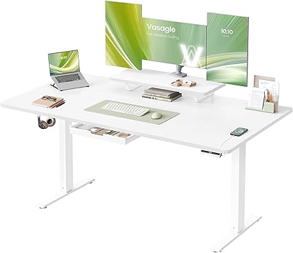 VASAGLE Bureau met Monitorstandaard