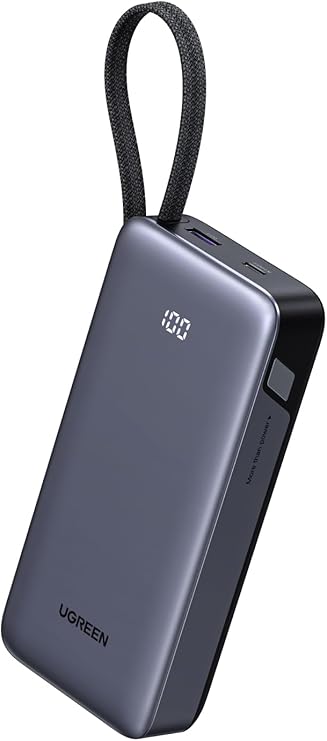 UGREEN 45W 20000mAh Powerbank met Ingebouwde Kabel