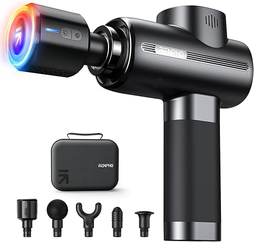 RENPHO Massage Gun met warmte en koele kop